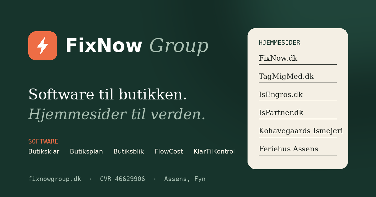 Fixnow Group ApS logo